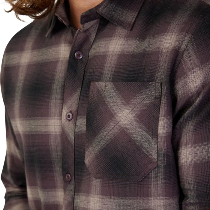 detail Pánská košile Fox Survivalist Flannel Purple