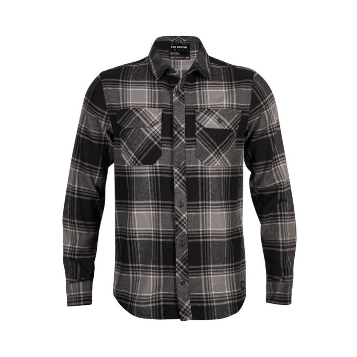 detail Pánská košile Fox Traildust Flannel Black