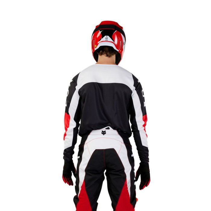 detail Pánský MX dres Fox 180 Nitro Jersey-Extd Sizes Flurescent Red