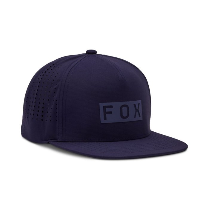 detail Pánská kšiltovka Fox Wordmark Tech Sb Hat Midnight