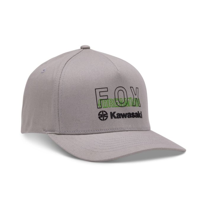 detail Pánská kšiltovka Fox Fox X Kawi Flexfit Hat Steel Grey