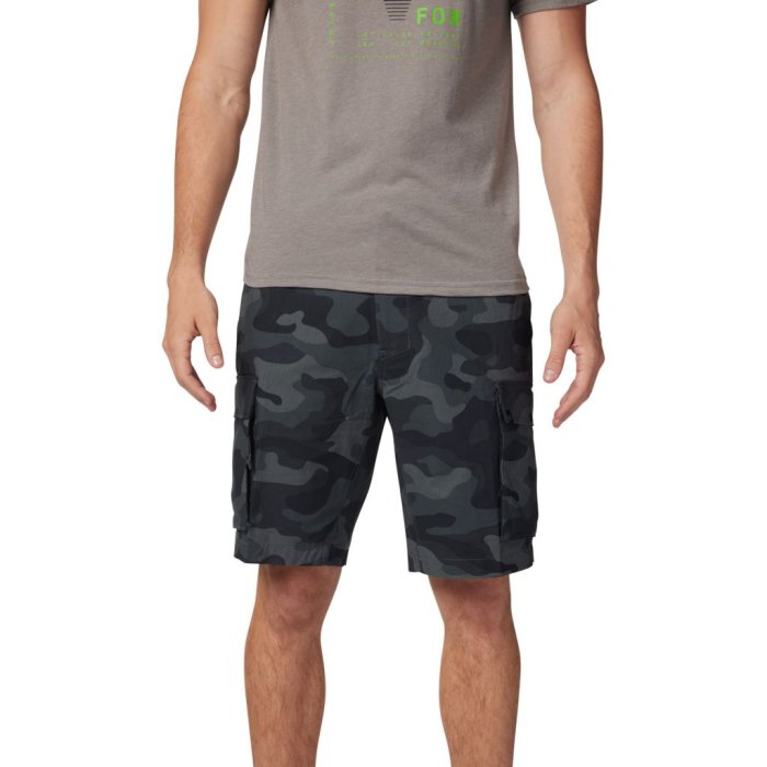 detail Pánské šortky Fox Slambozo Camo Short 3.0 Black Camo