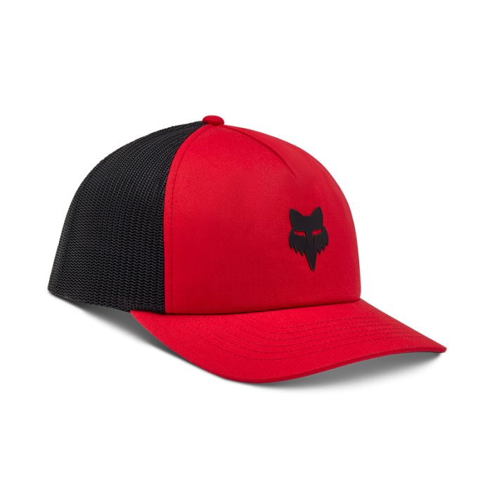 detail Pánská kšiltovka Fox Fox Head Trucker Hat flame red