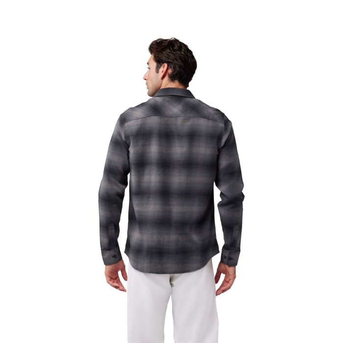 detail Pánská košile Fox Survivalist Stretch Flannel Black