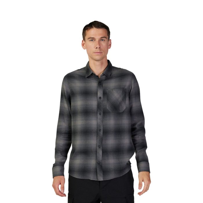 detail Pánská košile Fox Survivalist Stretch Flannel Black