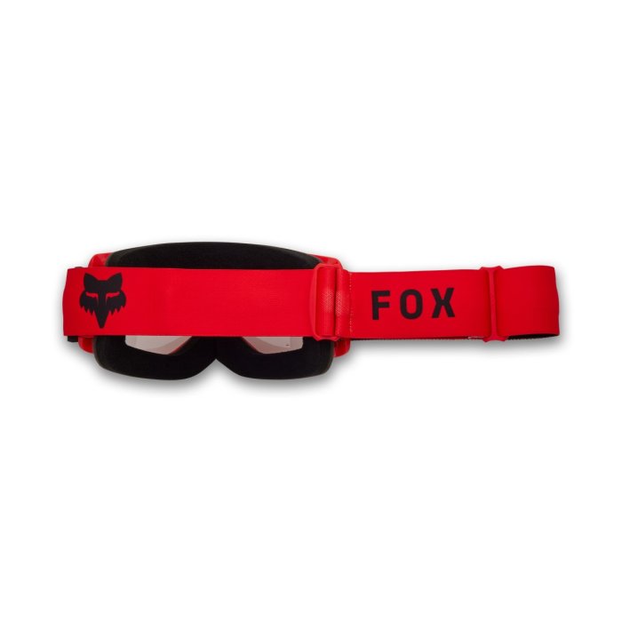 detail MX brýle Fox Main Core Goggle Fluorescent Red