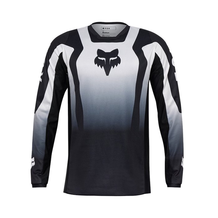 detail Pánský MX dres Fox 180 Lean Jersey - Extd Sizes Black/White