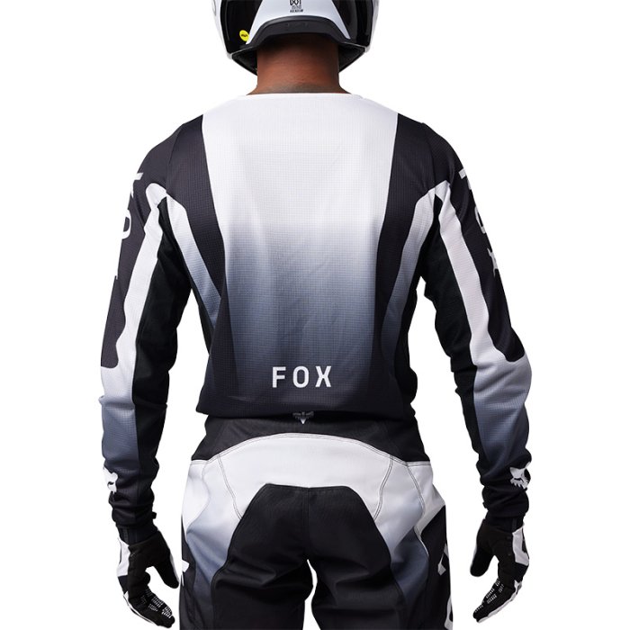 detail Pánský MX dres Fox 180 Lean Jersey - Extd Sizes Black/White