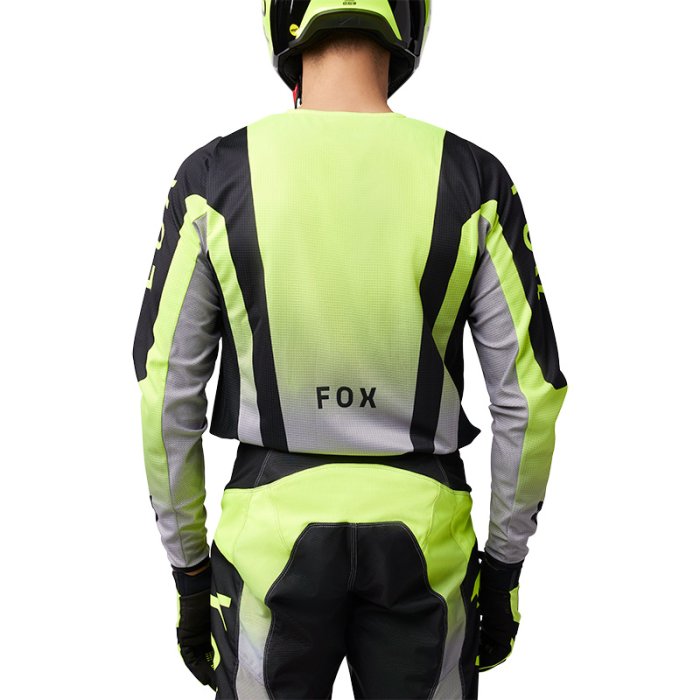 detail Pánský MX dres Fox 180 Lean Jersey Fluorescent Yellow