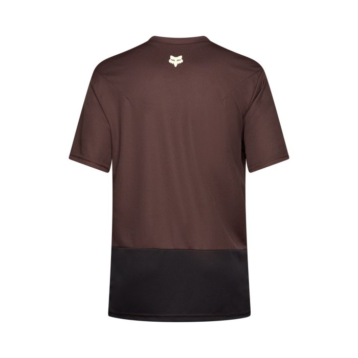 detail Pánský cyklo dres Fox Ranger Ss Jersey Wordmark Cocoa