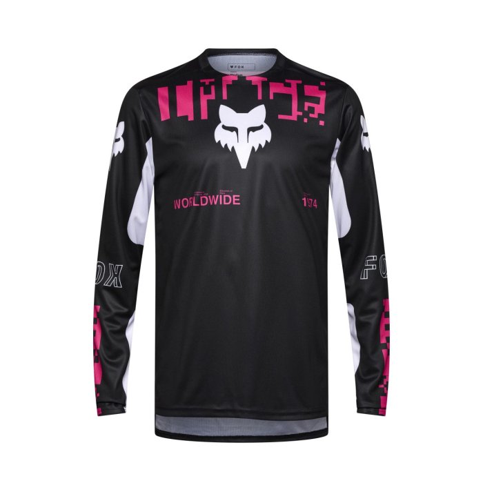 detail Pánský cyklo dres Fox Ranger Ls Jersey Digi Image Black