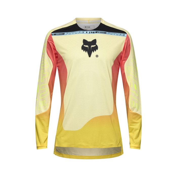 detail Pánský cyklo dres Fox Flexair Ls Jersey Elevated Lemonade