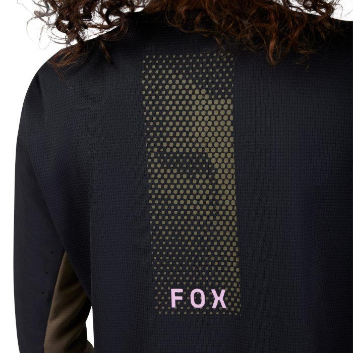 detail Dámský dres Fox W Defend Ls Jersey Park Black