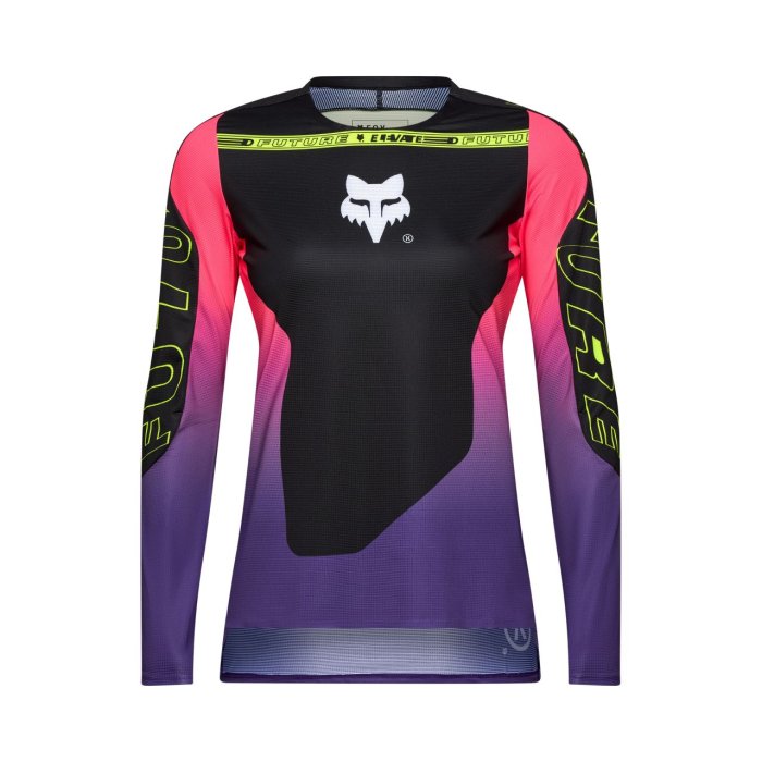 detail Dámský dres Fox W Flexair Ls Jersey Elevated Black