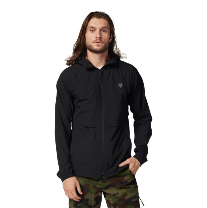 detail Pánská bunda Fox Survivalist Windbreaker Black