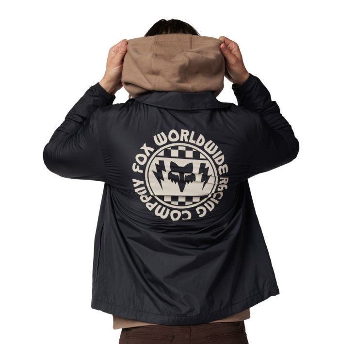 detail Pánská bunda Fox Next Level Coaches Jacket Black