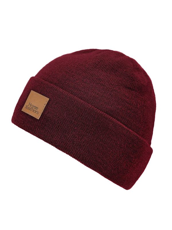 detail BUSTER BEANIE (burgundy)