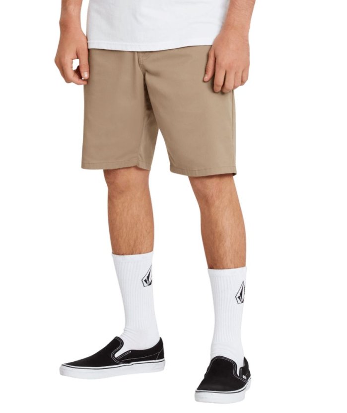 detail Pánské šortky Volcom Frickin Mdrn Stch 19 Khaki