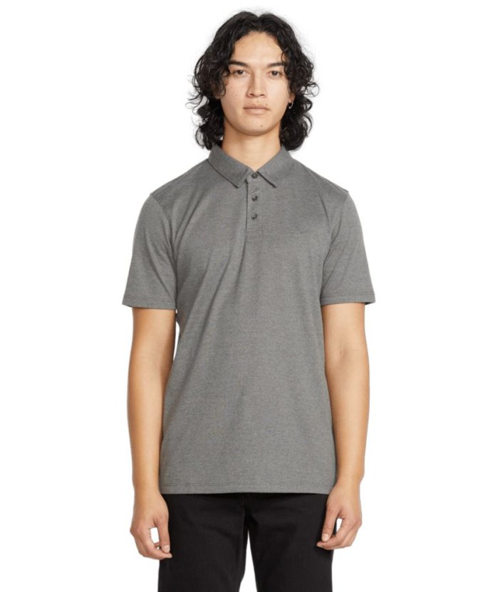 detail Pánské triko Volcom Wowzer Polo Ss Stealth