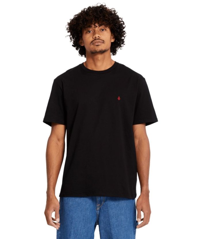 detail Pánské triko Volcom Stone Blanks Bsc Sst Black