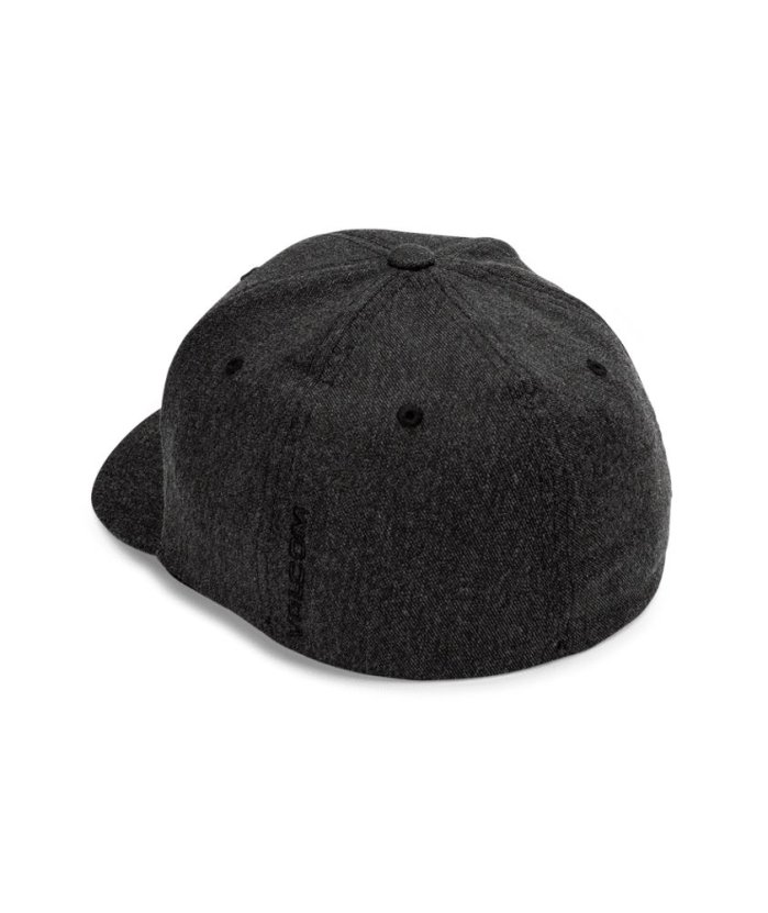 detail Pánská čepice Volcom Full Stone Hthr Flexfit Hat Charcoal Heather