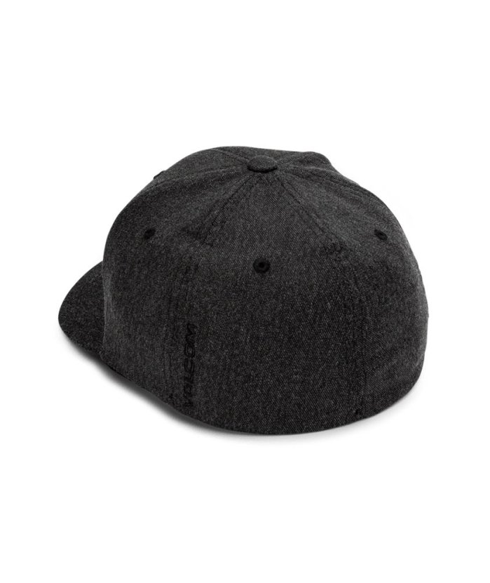 detail Pánská čepice Volcom Full Stone Hthr Flexfit Hat Charcoal Heather