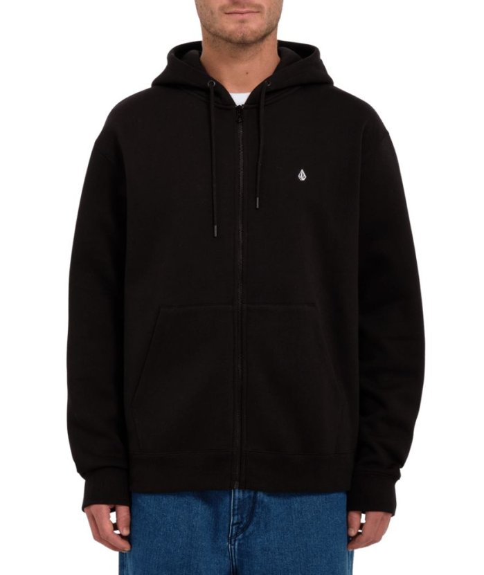 detail Pánská mikina Volcom Single Stone Zip Black