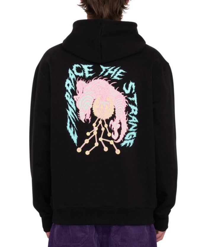 detail Pánská mikina Volcom Fa Tetsunori Po Black
