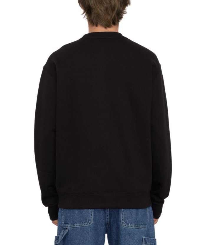 detail Pánská mikina Volcom Single Stone Crew Black