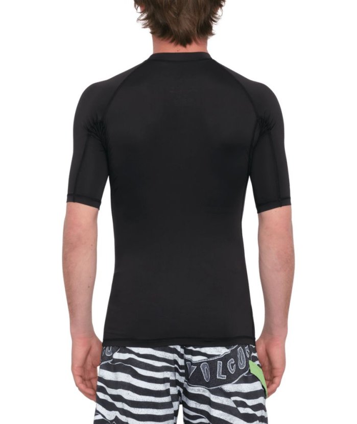 detail Lycra Volcom Lido Ss Black