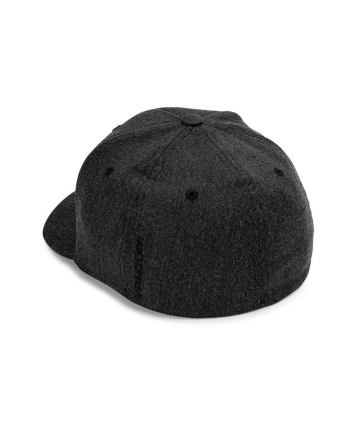 detail Pánská kšiltovka Volcom Full Stone Hthr Flexfit Hat Charcoal Heather