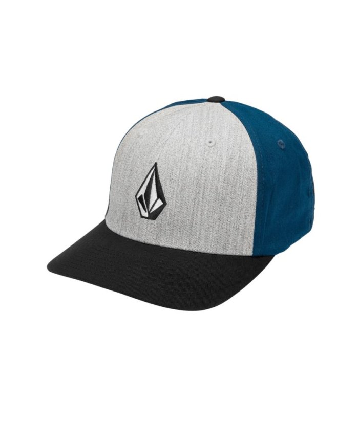 detail Pánská kšiltovka Volcom Full Stone Hthr Flexfit Hat Deep Blue
