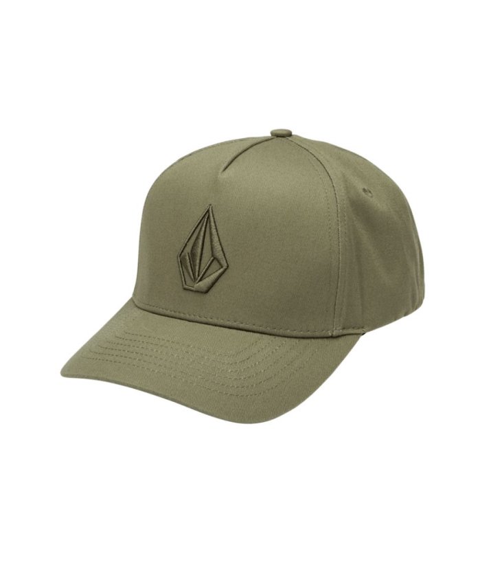 detail Pánská kšiltovka Volcom Embossed Stone Adj Hat Light Olive