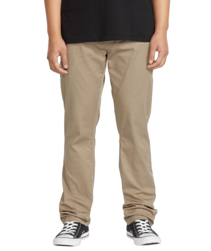detail Pánské kalhoty Volcom Frickin Modern Stret Khaki
