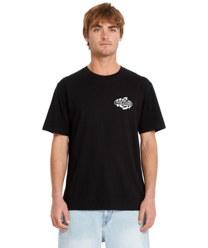detail Pánské triko Volcom Startlog Bsc Sst Black