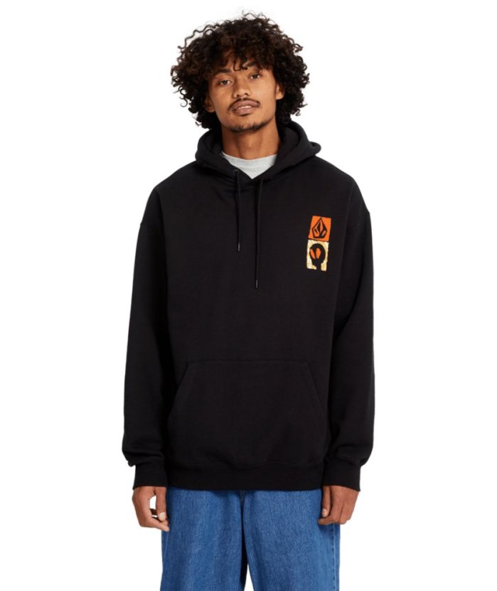 detail Pánská mikina Volcom Gonyvaders Po Black