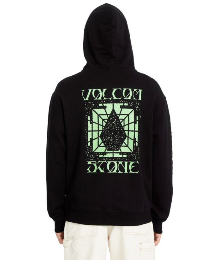 detail Pánská mikina Volcom Handerry Po Black