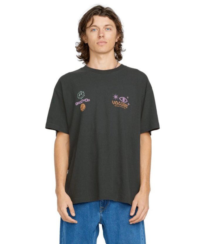detail Pánské triko Volcom Fa F Rygalski Sst Stealth
