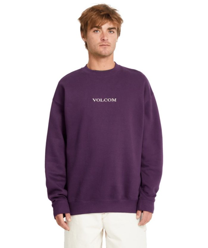 detail Pánská mikina Volcom Volcom Stone Crew Fleece Grape Royale