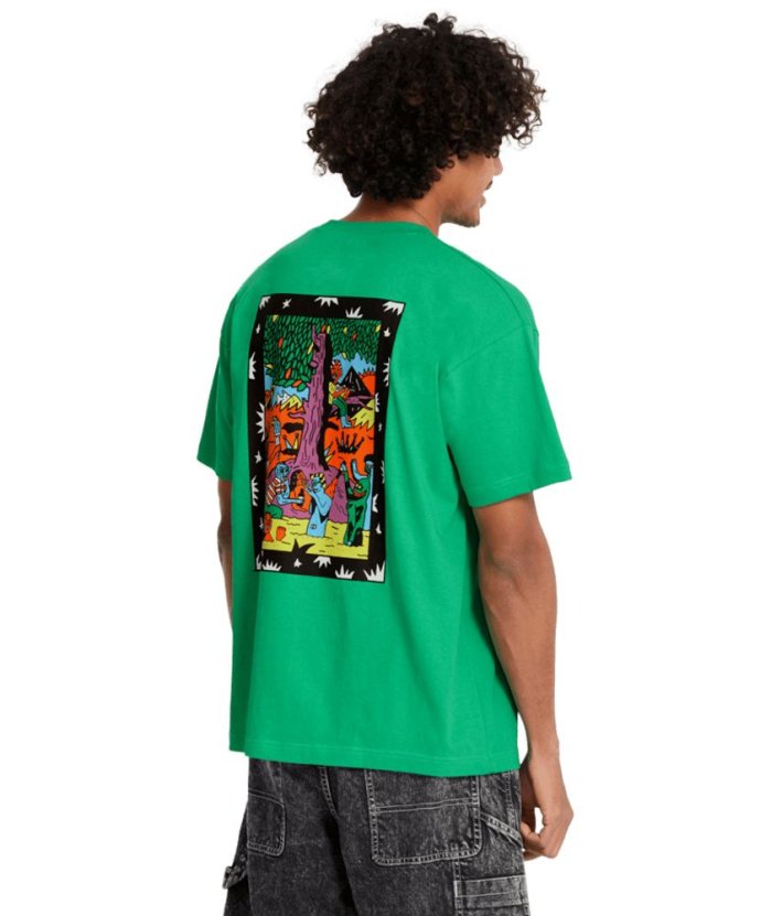 detail Pánské triko Volcom Fa Bob Mollema 2 Lse Sst Mint