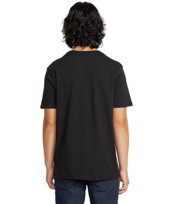 detail Pánské triko Volcom Solid Ss Pocket Tee Black