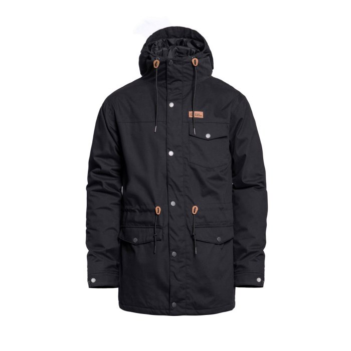 detail PRESTON JACKET (plain black)