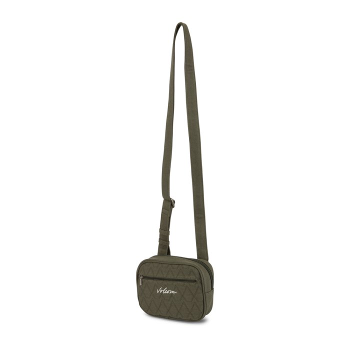 detail Dámská taška Volcom Multistone Crossbag Army Green Combo O/S