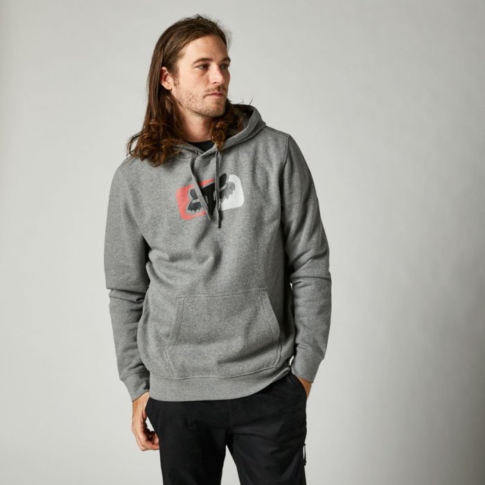 detail Pánská mikina Fox Mirer Pullover Fleece Heather Graphite