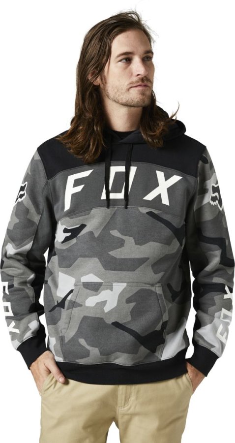 detail Pánská mikina Fox Bnkr Po Fleece Black Camor