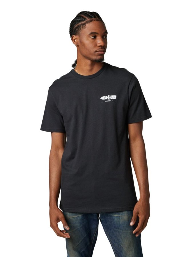 detail Pánské triko Fox Net New Ss Prem Tee Black
