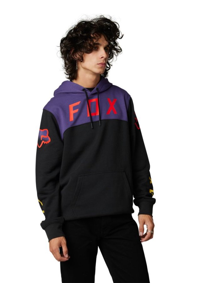detail Pánská mikina Fox Fgmnt Po Fleece Black