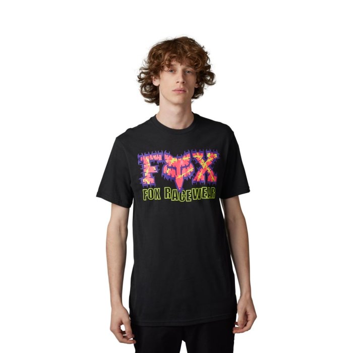 detail Pánské triko Fox Barb Wire Ii Ss Prem Tee Black
