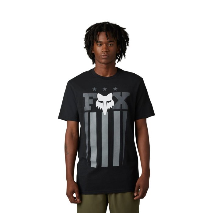 detail Pánské triko Fox Unity Ss Prem Tee Black