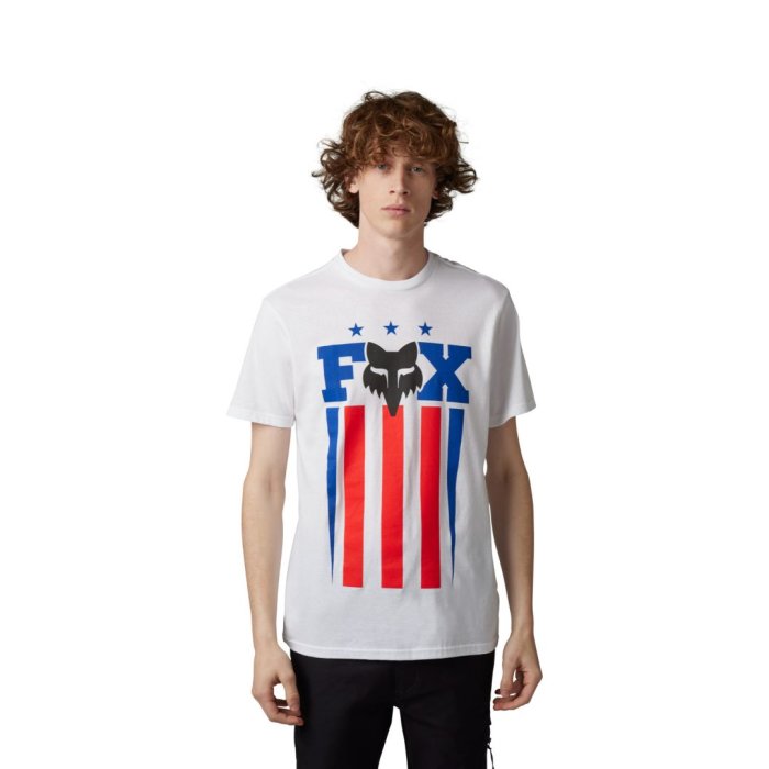 detail Pánské triko Fox Unity Ss Prem Tee Optic White